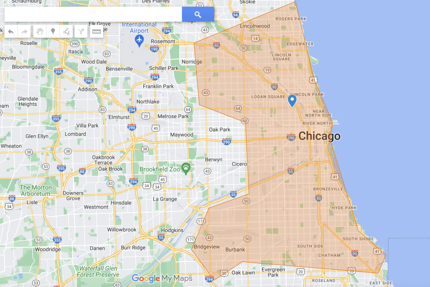 Map of Chicago